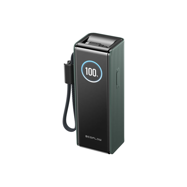 EcoFlow RAPID (25000 mAh, 170 W) – Inbyggda kablar – Powerbank