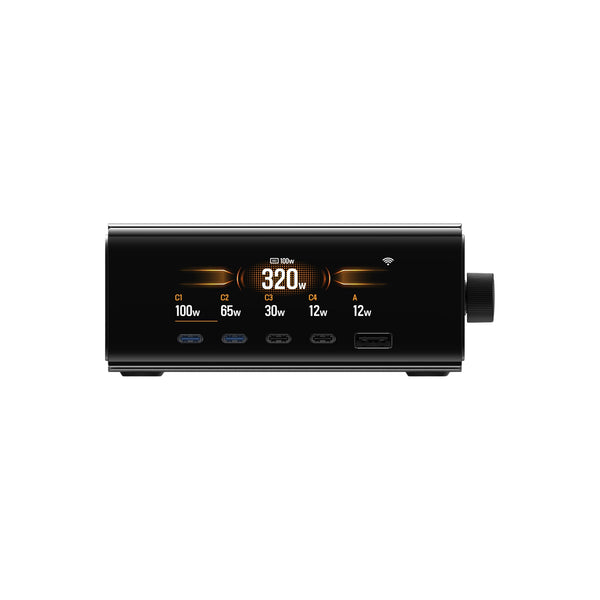 EcoFlow RAPID Pro Desktop Charger – 320 W – GaN – 5 portar